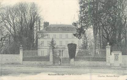 .CPA  FRANCE 77 "Maison-Rouge, Le château"