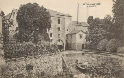 .CPA  FRANCE 77 "Lizy sur Ourcq, Le Moulin"