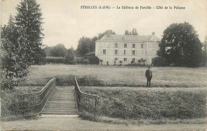 .CPA FRANCE 77 "Férolles, Le château de Forcille"