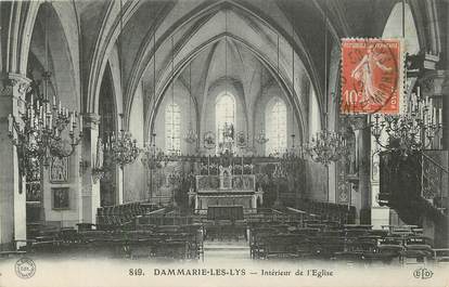 .CPA  FRANCE 77 "Dammarie les Lys, Intérieur de l''église"