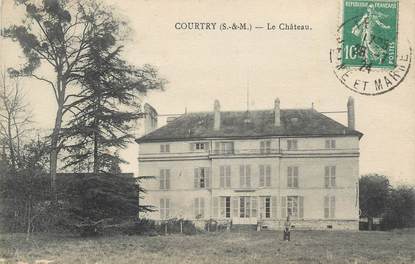 .CPA  FRANCE 77 "Courty, Le château"