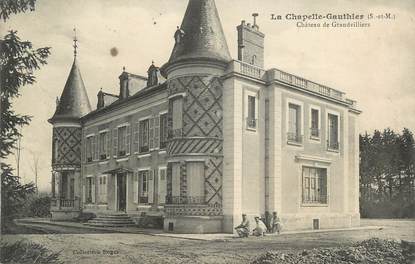 .CPA  FRANCE 77 "La Chapelle Gauthier, Château de Grandviliers  " 