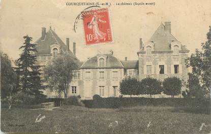 .CPA  FRANCE 77 "Courquetaine, Le château"