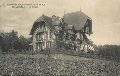 .CPA  FRANCE 77 "Courbeton, Le manoir"