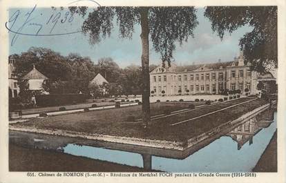 .CPA  FRANCE 77 "Bombon, Le château"