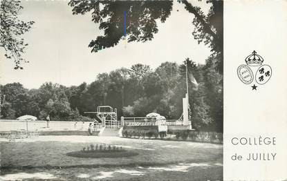 .CPSM  FRANCE 77 "Juilly, Le collège libre, La piscine entrée de la plage des spectateurs"