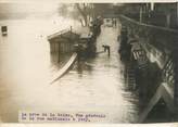 75 Pari PHOTO ORIGINALE / FRANCE 75 "Paris, la crue de la Seine, la rue Nationale à Ivry"