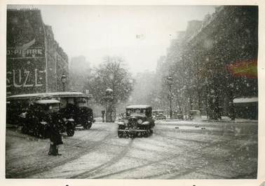 PHOTO ORIGINALE / FRANCE 75 "Paris, sous la neige"