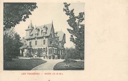 .CPA FRANCE 77 "Avon, Les Fougères"