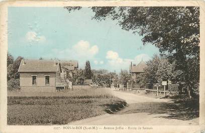 .CPA FRANCE 77 "Bois le Roi - Avenue Joffre, route de Samois"