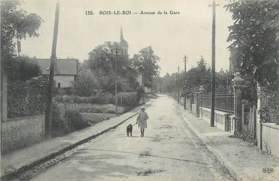 .CPA FRANCE 77 "Bois le Roi, Avenue de la gare"