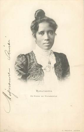  CPA MADAGASCAR "Ranavalona, ex reine de Madagascar"
