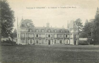 .CPA   FRANCE 77 "Environs de Chaumes, Le château de Crénille"