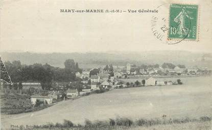 .CPA FRANCE 77 "Mary sur Marne, Vue générale"