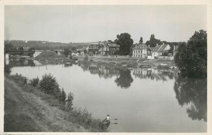 .CPSM FRANCE 77 "Mary sur Marne, Le Pont du chemin de fer"