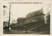 75 Pari PHOTO ORIGINALE / FRANCE 75 "Paris, Au pont de Neuilly, lancement du Comafran II"