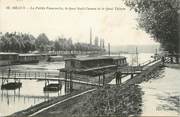 77 Seine Et Marne .CPA  FRANCE 77 "Meaux, La petite passerelle, Le quai Sadi Carnot et le Quai Thiers"