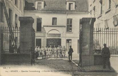 .CPA  FRANCE 77 "Meaux, Quartier Luxembourg "