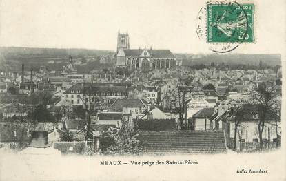 .CPA  FRANCE 77 "Meaux, Vue prise des St Pères"