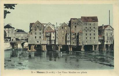 .CPA  FRANCE 77 "Meaux, Les vieux moulins sur pilotis"