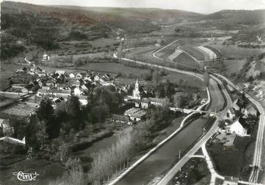 .CPSM  FRANCE 21 "Veuvey sur Ouche, Vue générale aérienne"