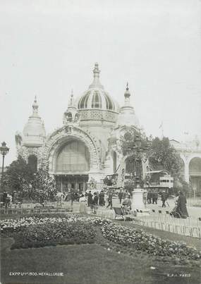 PHOTO ORIGINALE / FRANCE 75 "Paris, expo 1900, palais de la Métallurgie"