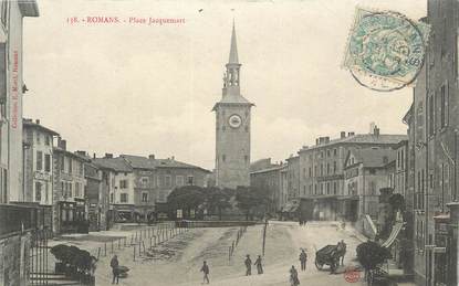 .CPA  FRANCE 26 "Romans, Place Jacquemart"