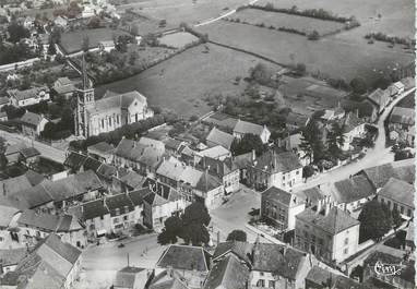 .CPSM  FRANCE  21 "Pouilly  en Auxois, Vue aérienne   "