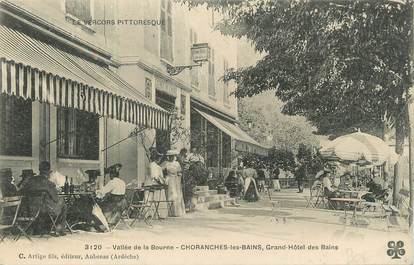 .CPA  FRANCE  38 "Choranche les Bains, Grand Hôtel des Bains"