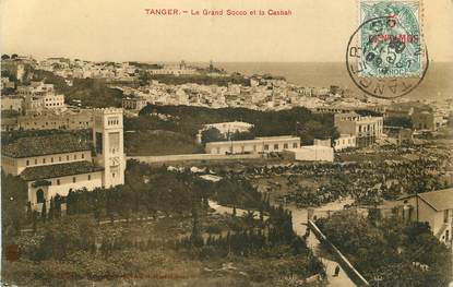  CPA MAROC "Tanger, le Grand Socco et la Casbah"