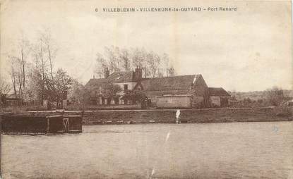 .CPA  FRANCE 89 "Villeblevin - Villeneuve la Guyard, Port Renard"
