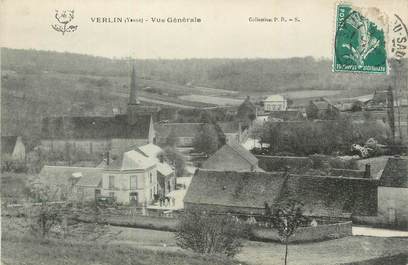 .CPA  FRANCE 89 "Verlin, Vue générale"