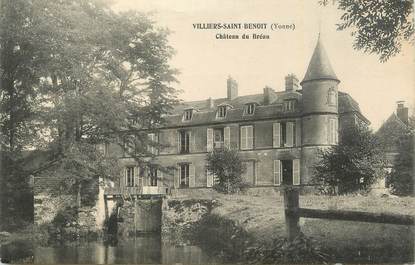 .CPA  FRANCE 89 "Villiers St Benoit, Château du Bréau"