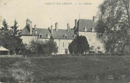 .CPA  FRANCE 89 "Vault de Laugny, Le château"