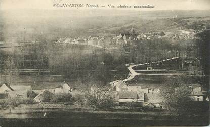 .CPA  FRANCE 89 "Molay Arton, Vue générale panoramique"