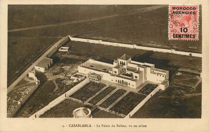 CPA MAROC "Casablanca, le Palais du Sultan"