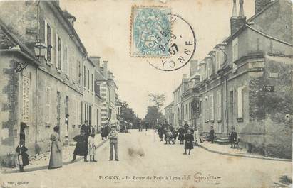 .CPA  FRANCE 89 " Flogny, La route de Paris à Lyon"