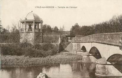 .CPA  FRANCE 89 " L'Isle sur Serein, Temple de l'Amour"