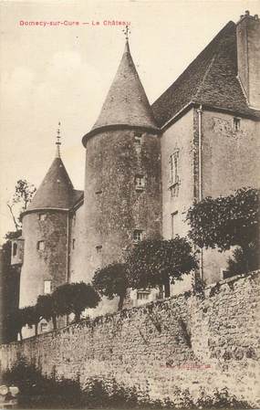 .CPA  FRANCE 89 "Domecy sur Cure, Le château"