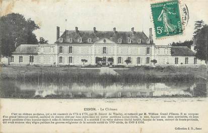 .CPA  FRANCE 89 "Esnon, Le château"