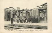 77 Seine Et Marne CPA FRANCE 77  "La Ferté sous Jouarre, Station bombardement"