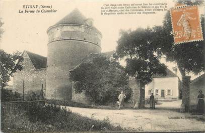 .CPA  FRANCE 89 "Etigny, La ferme du Colombier"