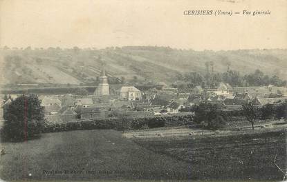 .CPA  FRANCE 89 "Cerisiers, Vue générale"