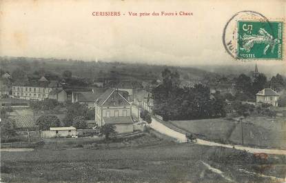 .CPA  FRANCE 89 "Cerisiers, Vue prise des fours à chaux"