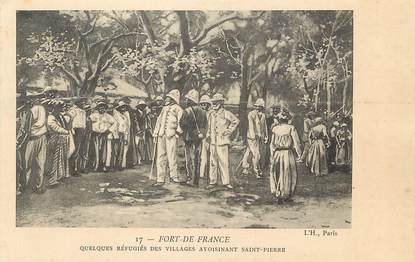CPA MARTINIQUE "Fort de France, réfugiés"