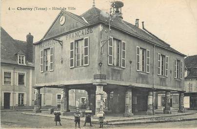 .CPA  FRANCE 89 "Charny, Hôtel de Ville"