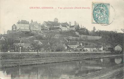 .CPA  FRANCE 89 "Chatel Censoir, Vue générale "