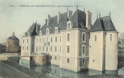 .CPA  FRANCE 89 "Bléneau, Le château de Champoulet"