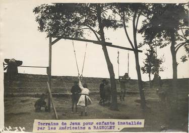 PHOTO ORIGINALE  / FRANCE 93 "Bagnolet, terrains de jeux pour enfants"