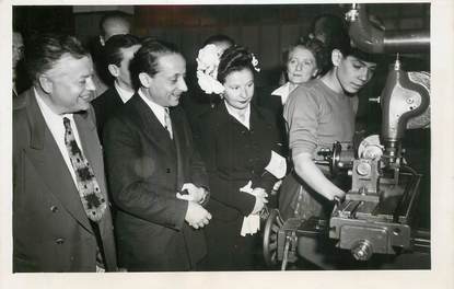 PHOTO ORIGINALE  / FRANCE 93 "Montreuil, 1948, inauguration de l'Ecole professionnelle"
